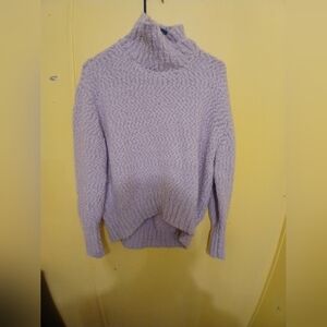 Cynthia Rowley Soft Purple Turtleneck Sweater